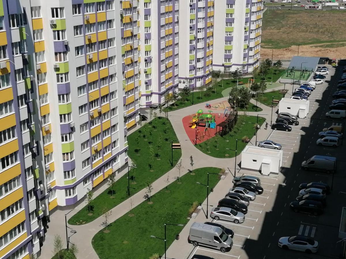 0157 Сучасні Нові Апартаменти Жк Щасливий เคียฟ ภายนอก รูปภาพ